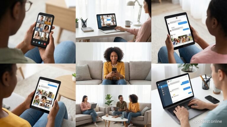 Social and Communication Apps for Online Messaging and Digital Interaction