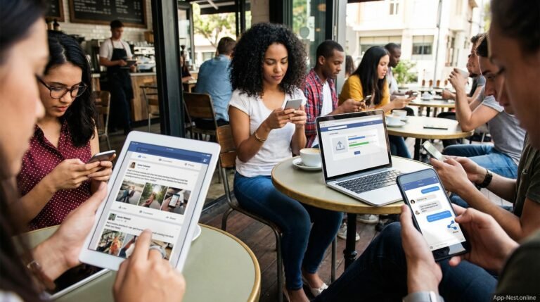 Social Media Communication Apps for Sharing Messages and Content Online